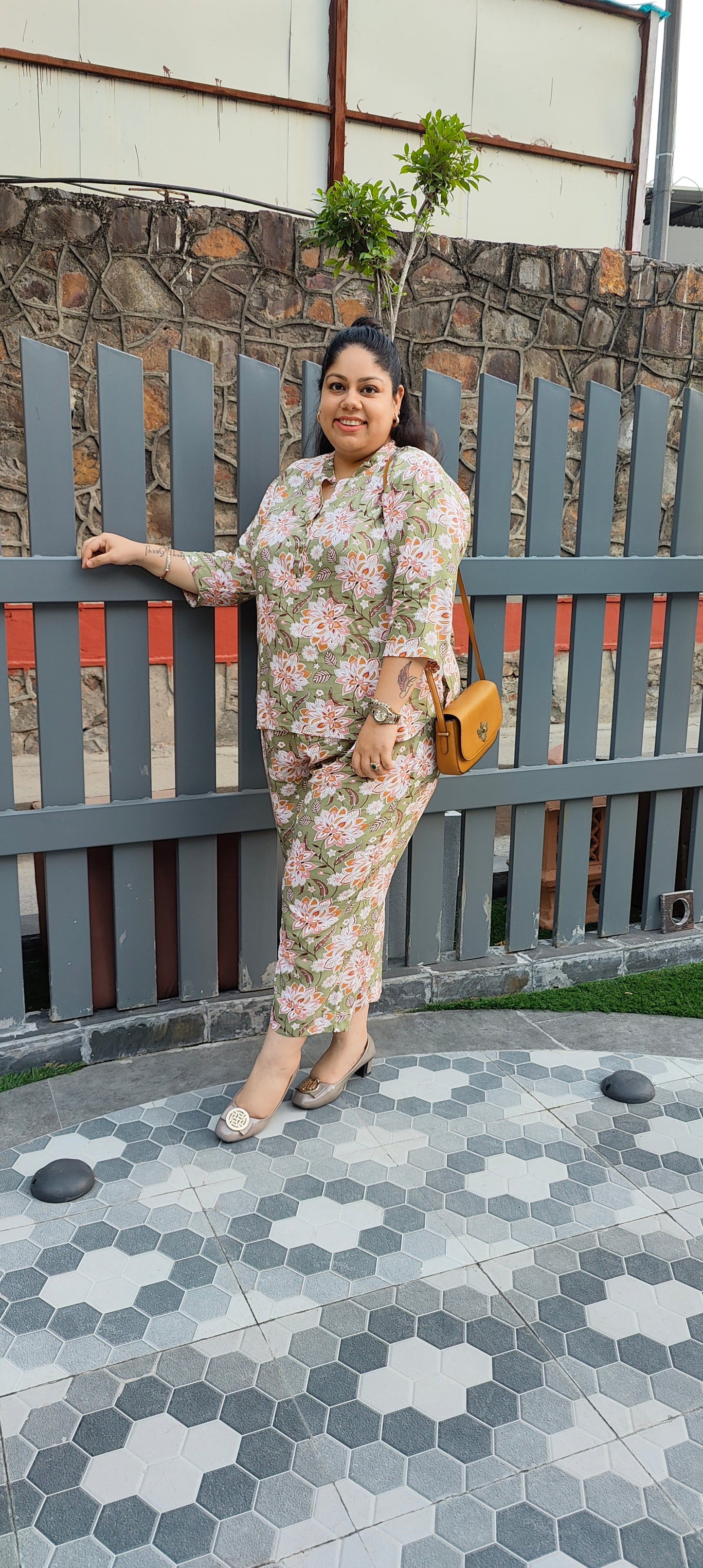 Green Acanthus Co-ord Set