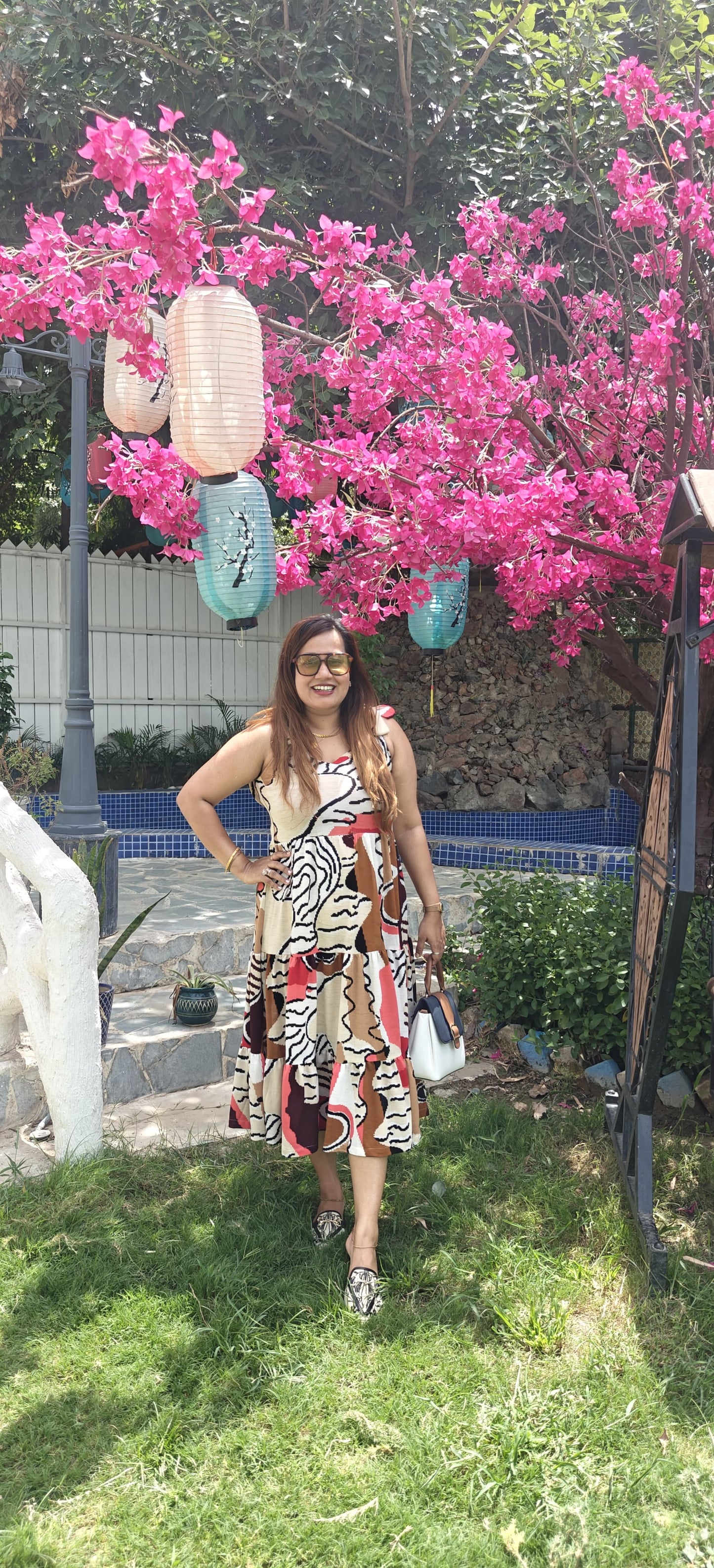 Rustic Abstract Tired Dress