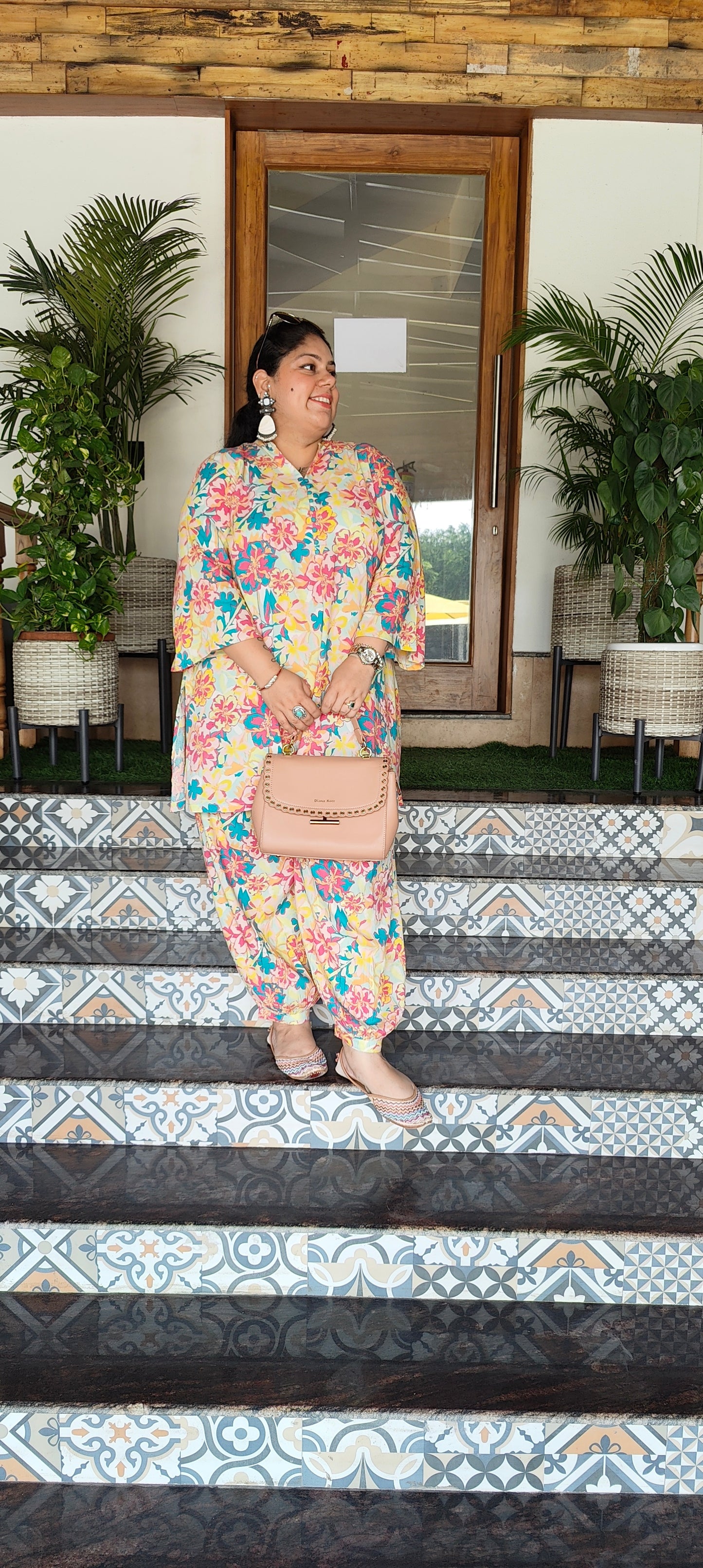 Crayon Afghani Pants Co-ord Set