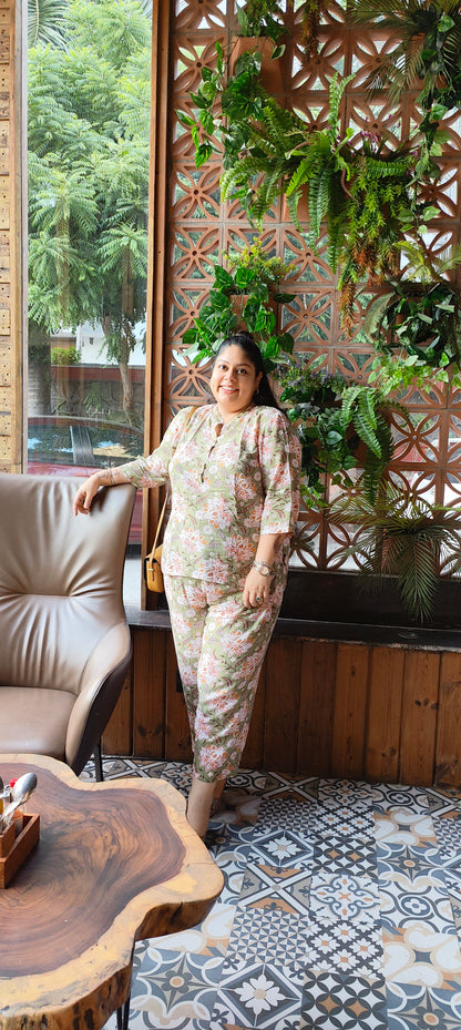 Green Acanthus Co-ord Set