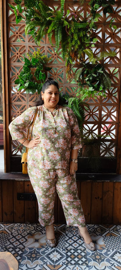 Green Acanthus Co-ord Set