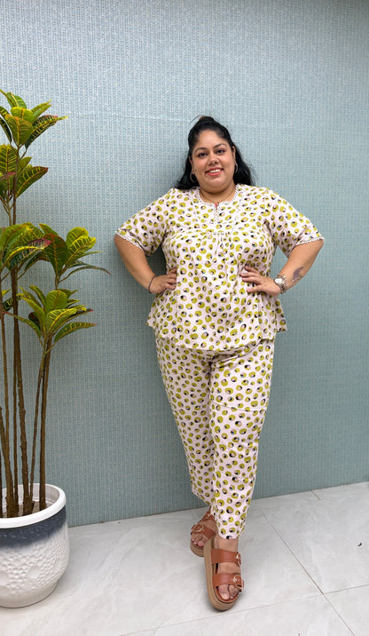 Fluorescent Polka CoOrd Set