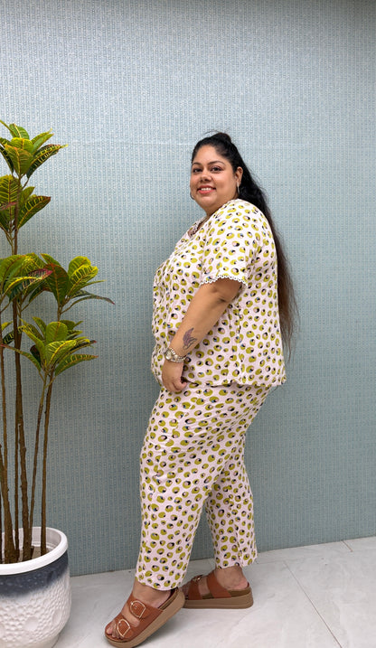 Fluorescent Polka CoOrd Set