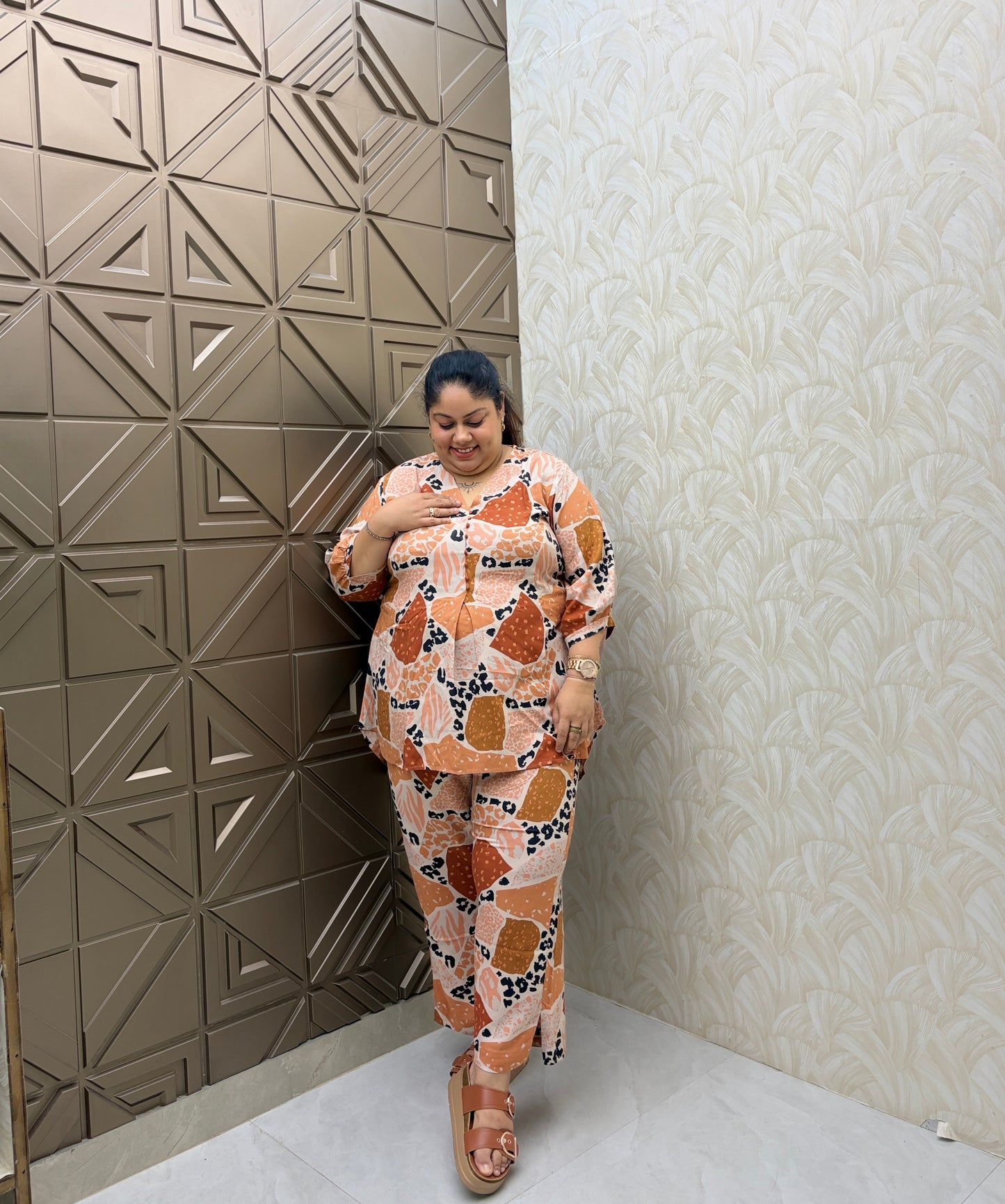 Muted Animal Print CoOrd Set